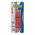 Bazic Products Bazic Royal Assorted Color Rollerball Pen, 72PK 1721